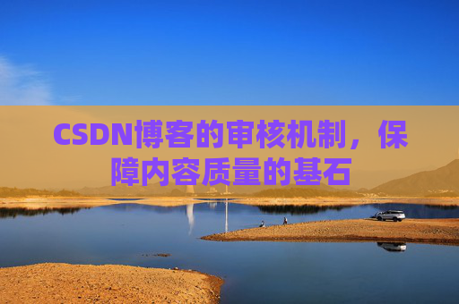 CSDN博客的审核机制，保障内容质量的基石